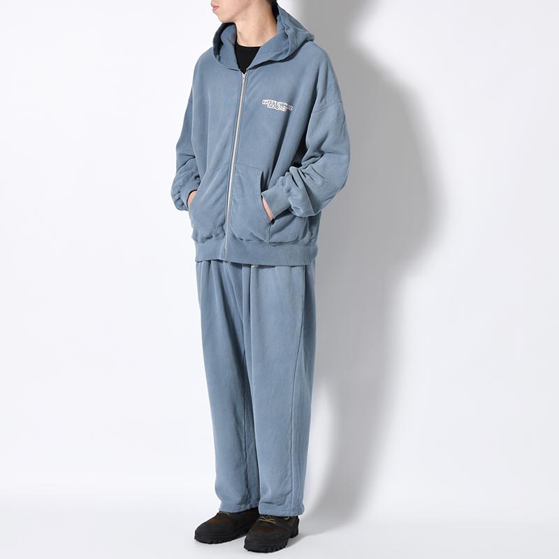 ZIP UP HOODIE -BLUEGRAY-