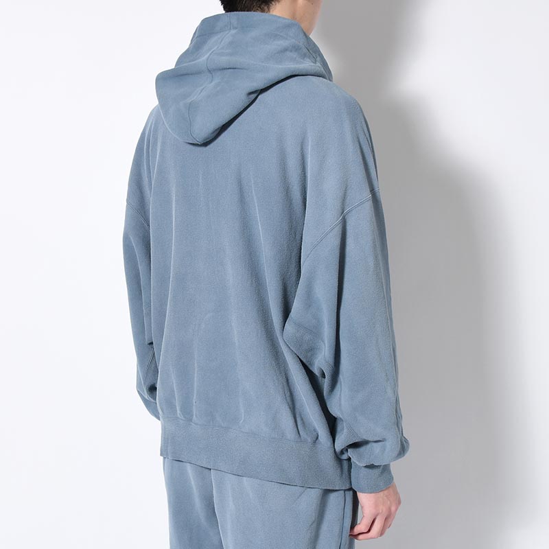 ZIP UP HOODIE -BLUEGRAY-