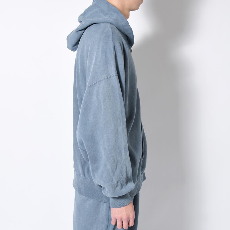 ZIP UP HOODIE -BLUEGRAY-