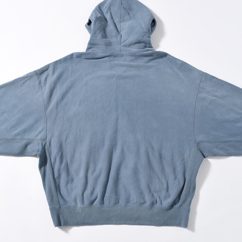 ZIP UP HOODIE -BLUEGRAY-