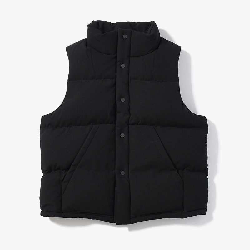 STLTH PUFFER VEST -ULTRA BLACK-