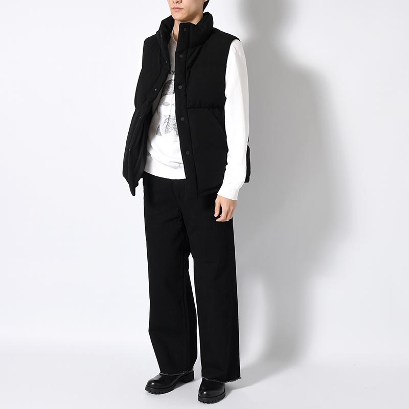 STLTH PUFFER VEST -ULTRA BLACK-