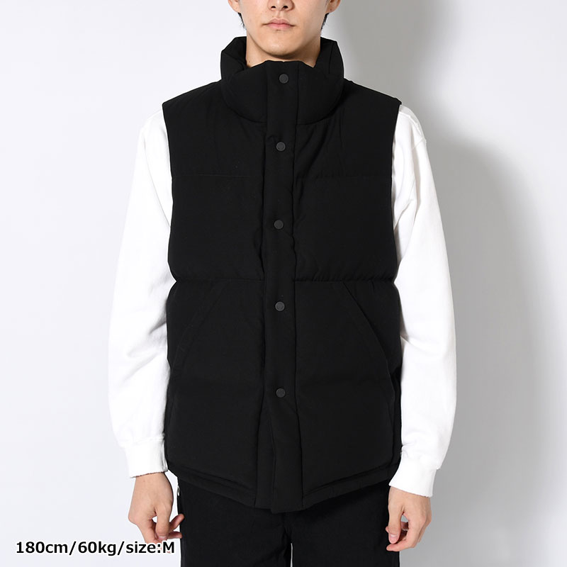 STLTH PUFFER VEST -ULTRA BLACK-