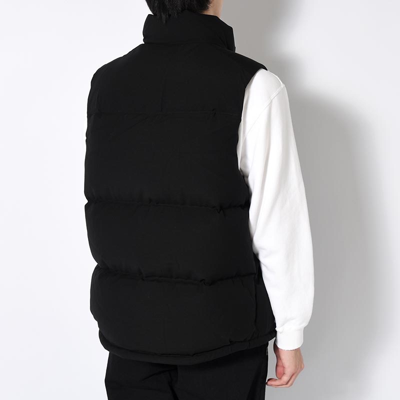 STLTH PUFFER VEST -ULTRA BLACK-