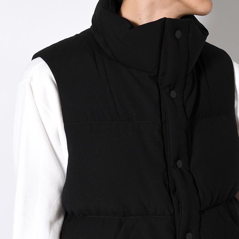 STLTH PUFFER VEST -ULTRA BLACK-