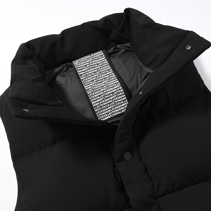 STLTH PUFFER VEST -ULTRA BLACK-