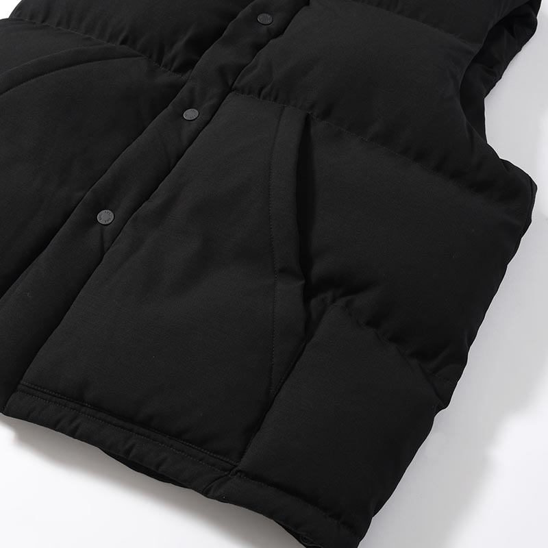 STLTH PUFFER VEST -ULTRA BLACK-