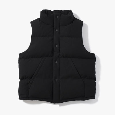 STLTH PUFFER VEST -ULTRA BLACK-