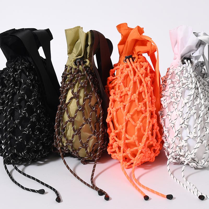 KNOTTING DRAWSTRING TOTE -4.COLOR-