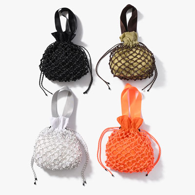 KNOTTING DRAWSTRING TOTE -4.COLOR-