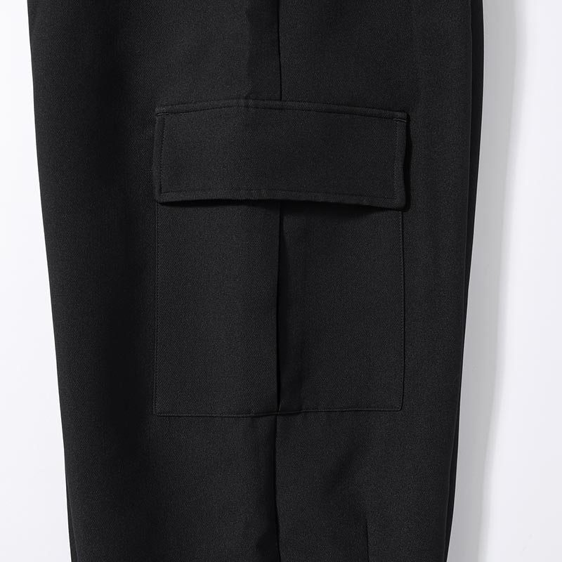 TECH TWILL WIDE CARGO -BLACK-