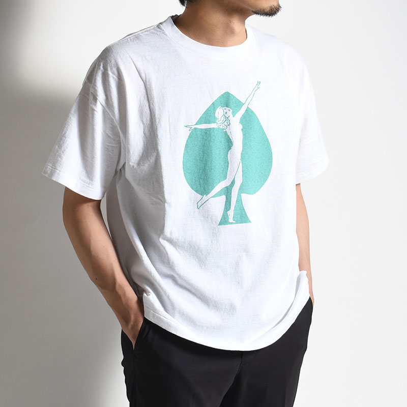 ACE OF SPADES TEE -WHITE-