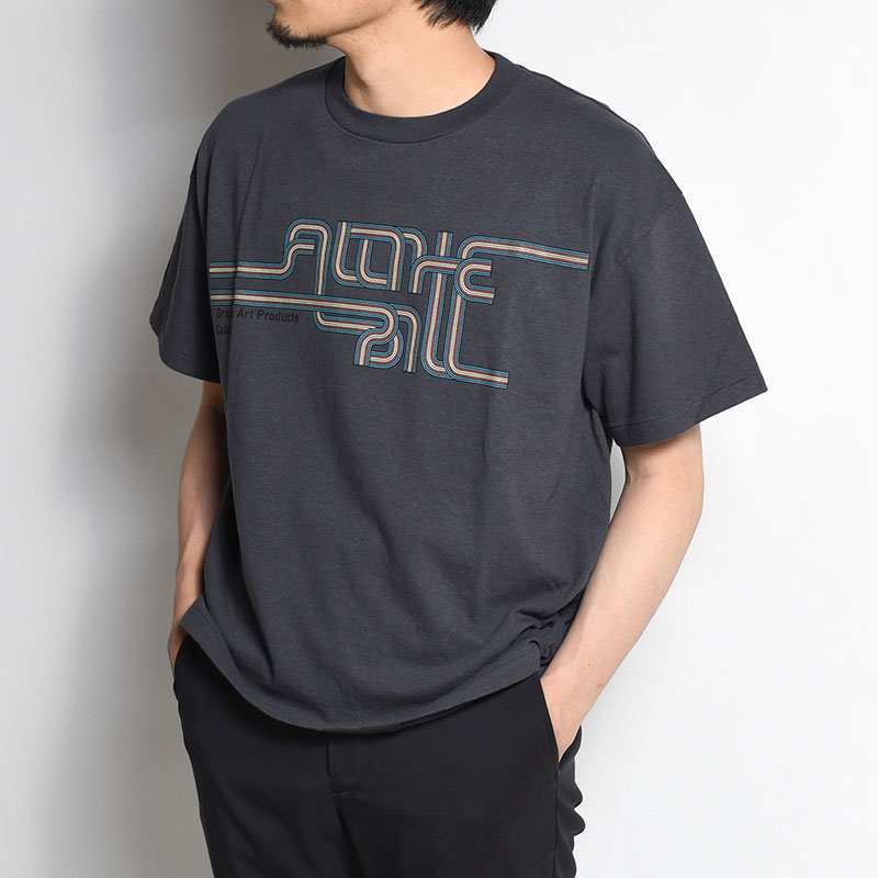 GRAPHIC ART TEE -BLACK-