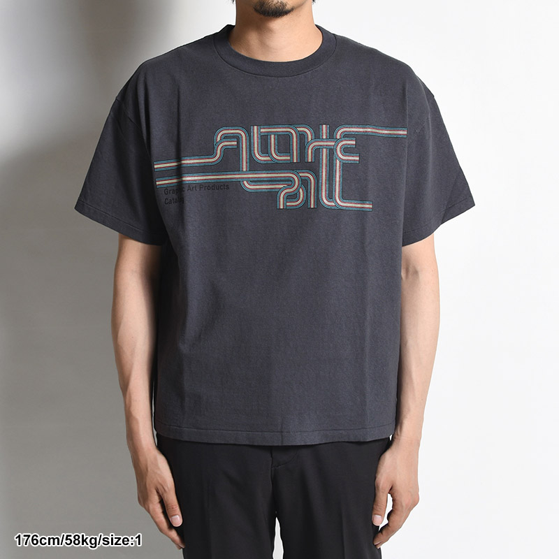 GRAPHIC ART TEE -BLACK-