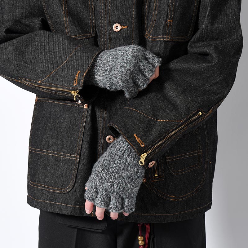 ALPACA KNIT GLOVE -2.COLOR-