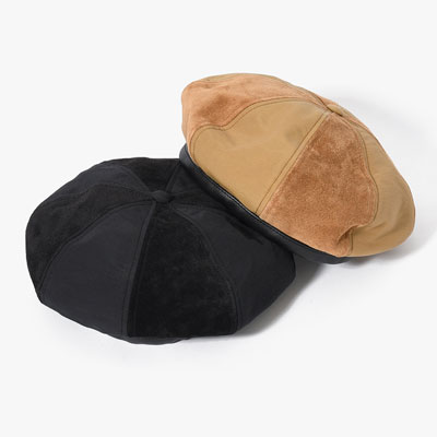 8PANEL COMBI BERET -2.COLOR-