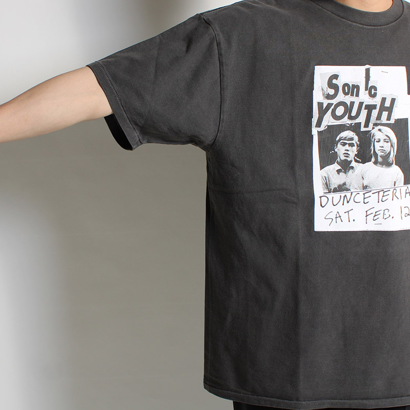 SONIC YOUTH DUNCETERIA TEE -BLACK-