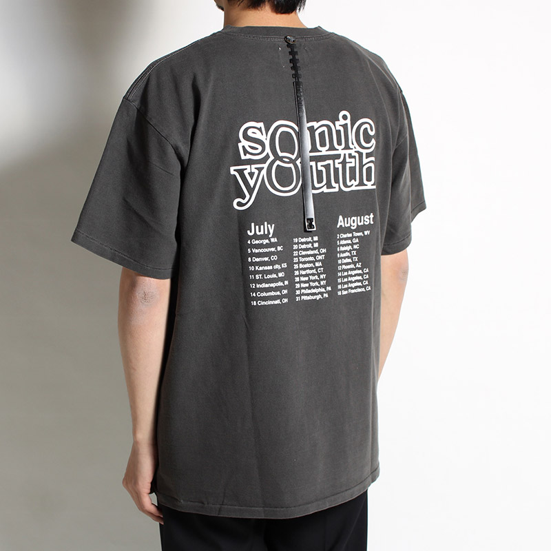 SONIC YOUTH WASHING MACHINE TEE -BLACK-