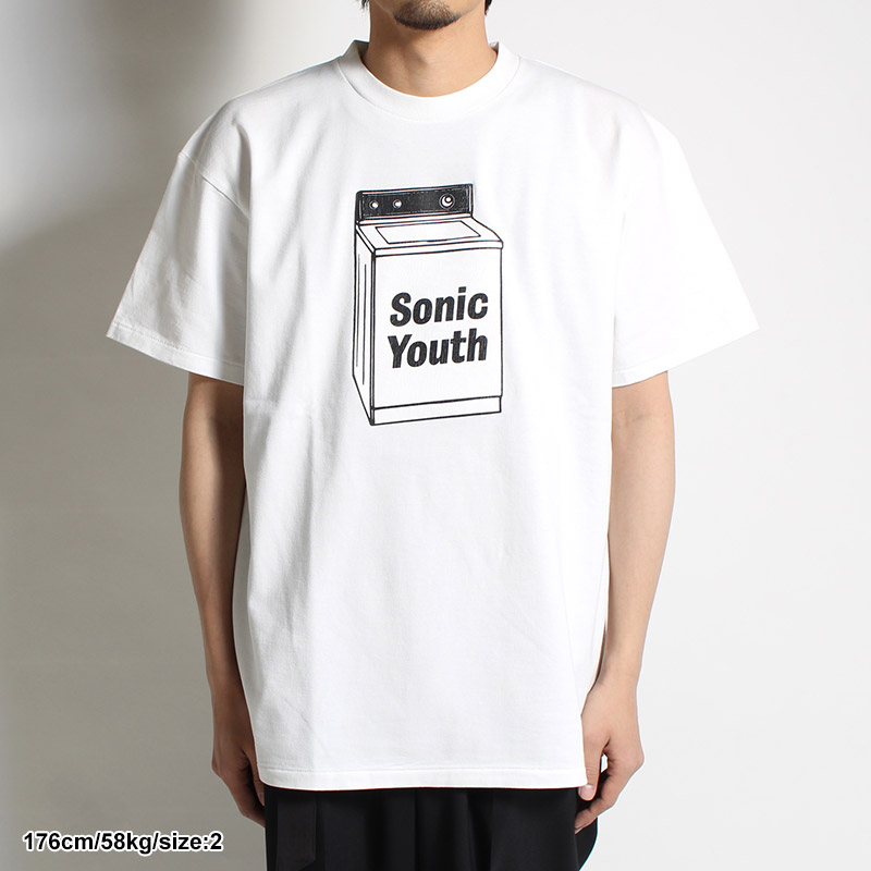 SONIC YOUTH WASHING MACHINE TEE -WHITE-