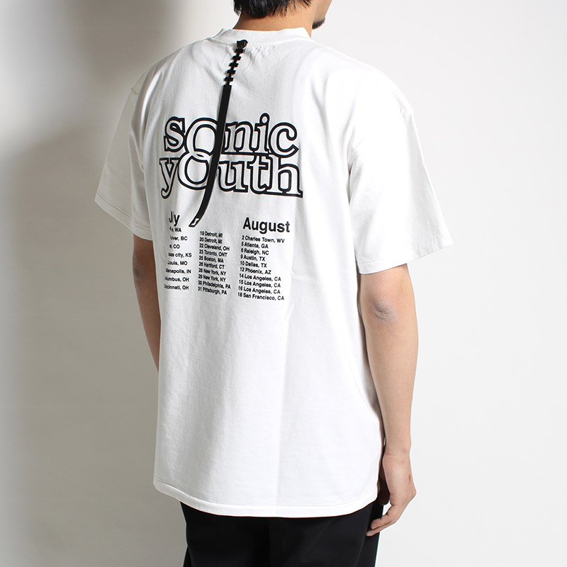 SONIC YOUTH WASHING MACHINE TEE -WHITE-