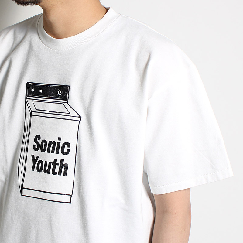 SONIC YOUTH WASHING MACHINE TEE -WHITE- | IN ONLINE STORE