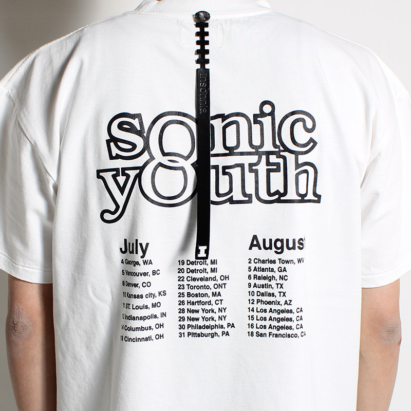 SONIC YOUTH WASHING MACHINE TEE -WHITE-