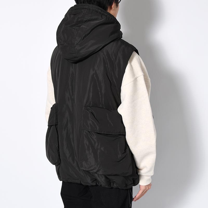 "HYATT PUFF VEST" BIG POCKET PUFF VEST -2.COLOR-