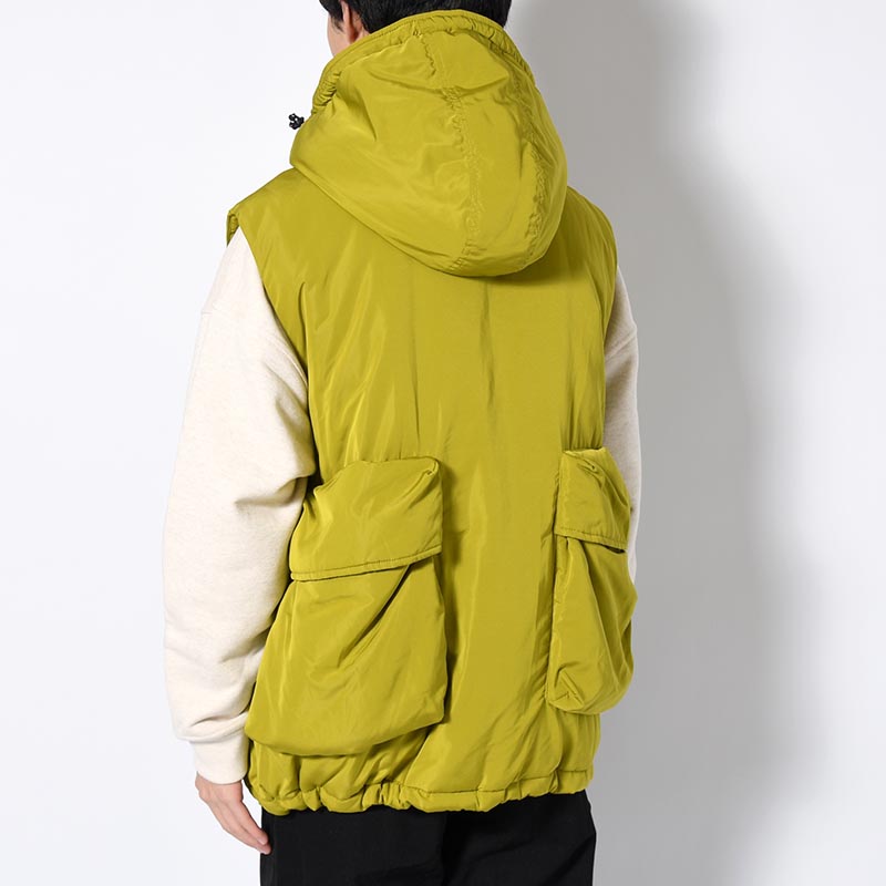 "HYATT PUFF VEST" BIG POCKET PUFF VEST -2.COLOR-