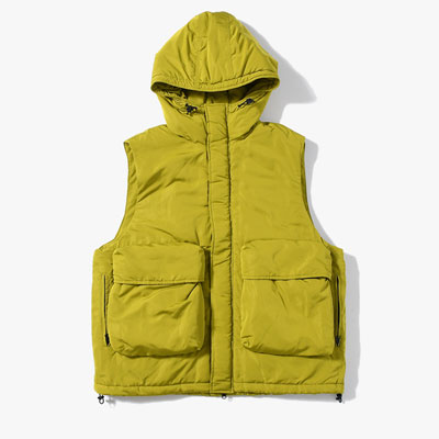 "HYATT PUFF VEST" BIG POCKET PUFF VEST -2.COLOR-