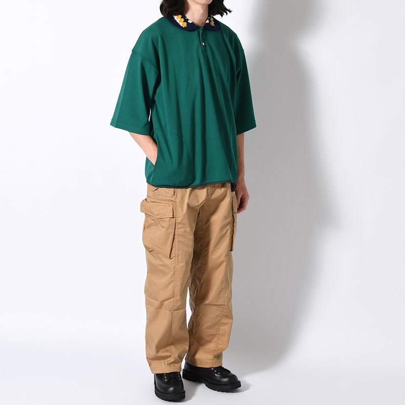 "HIRST" KNIT COLLAR TOPS -3.COLOR-