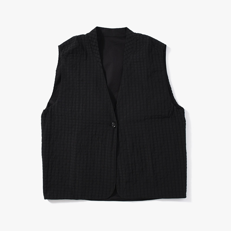 "RENENET" VEST -2.COLOR-(BLACK)