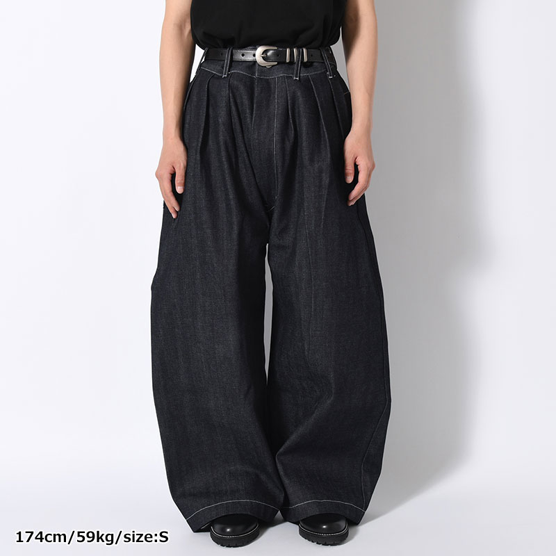 VOLENDAM WORKER WIDE PANTS -INDIGO-