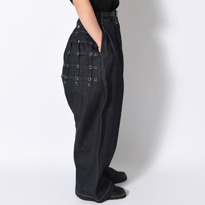 VOLENDAM WORKER WIDE PANTS -INDIGO-