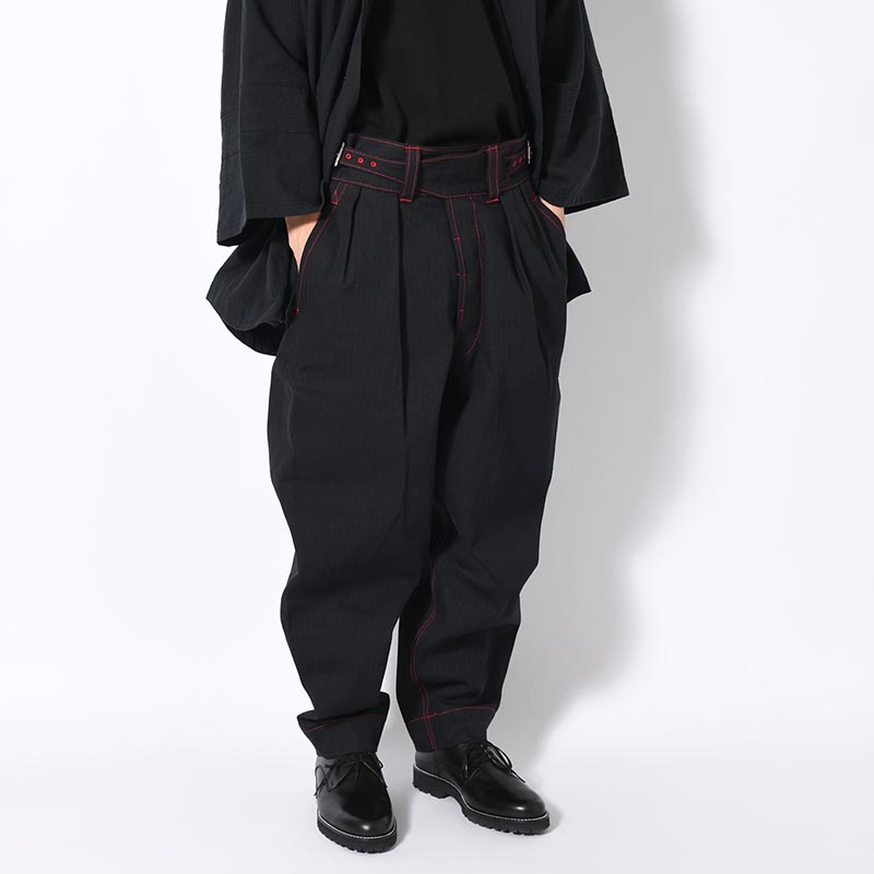 GURKHA PANTS -BLACK-