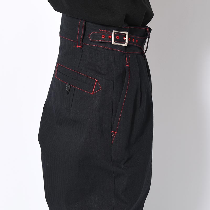 GURKHA PANTS -BLACK-