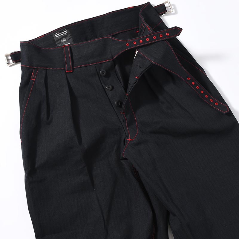 GURKHA PANTS -BLACK-