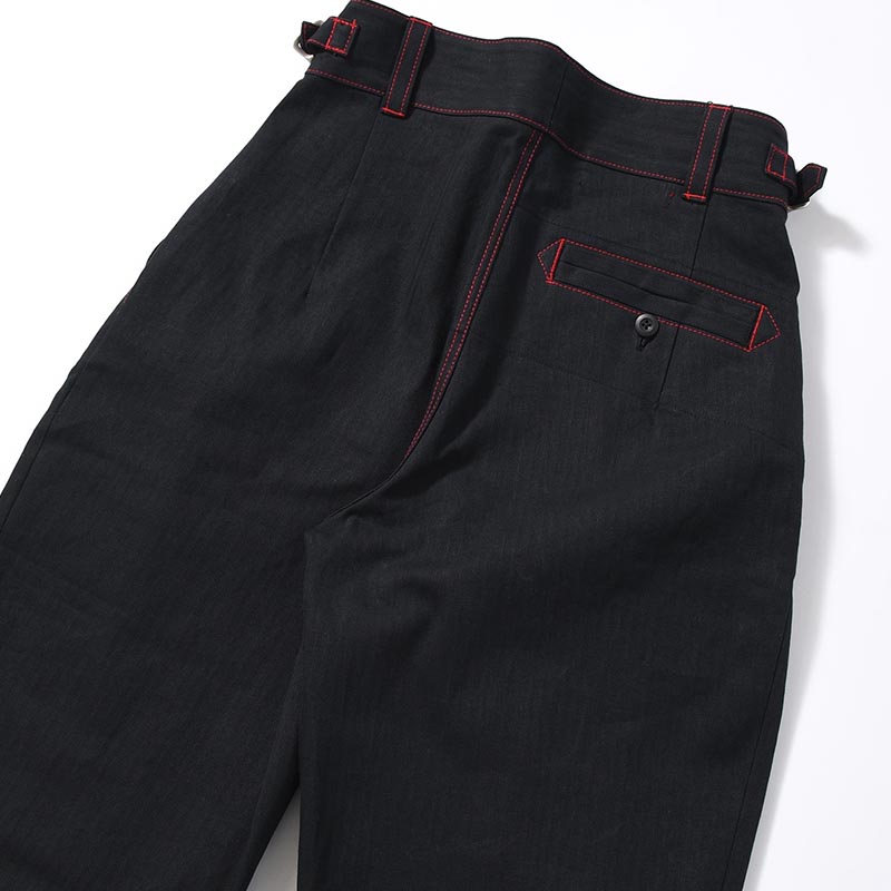 GURKHA PANTS -BLACK-