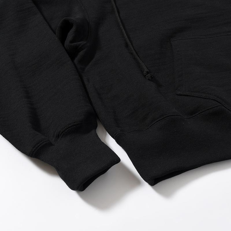 REVERSIBLE SWEAT HOODIE -BLACK-