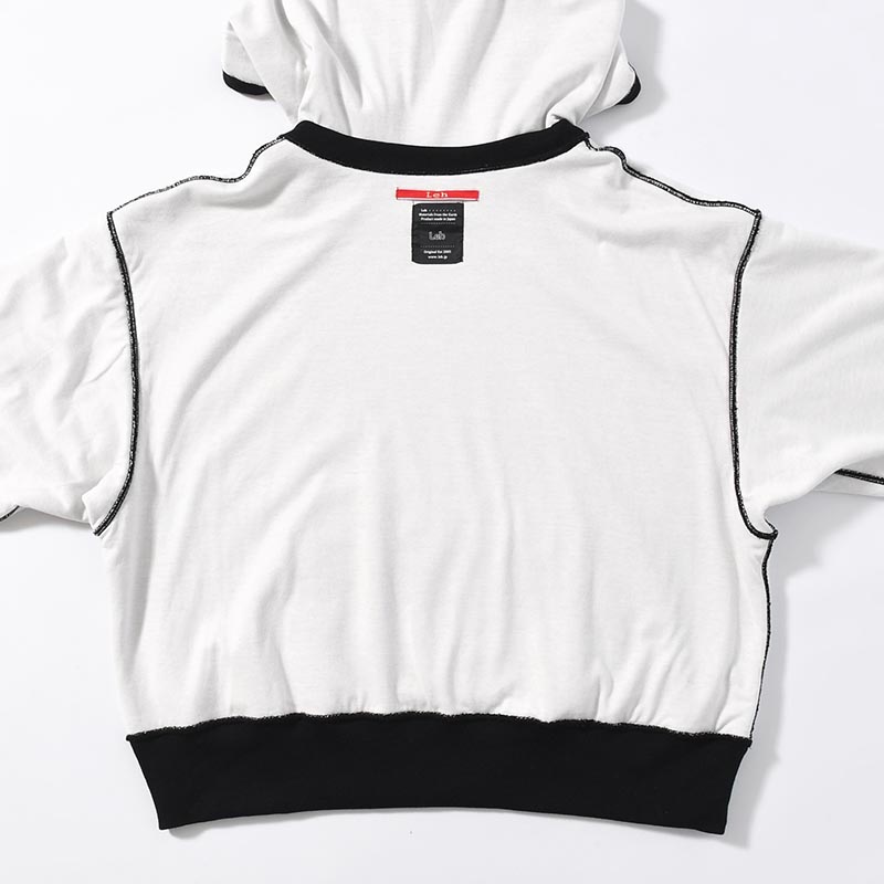 REVERSIBLE SWEAT HOODIE -BLACK-