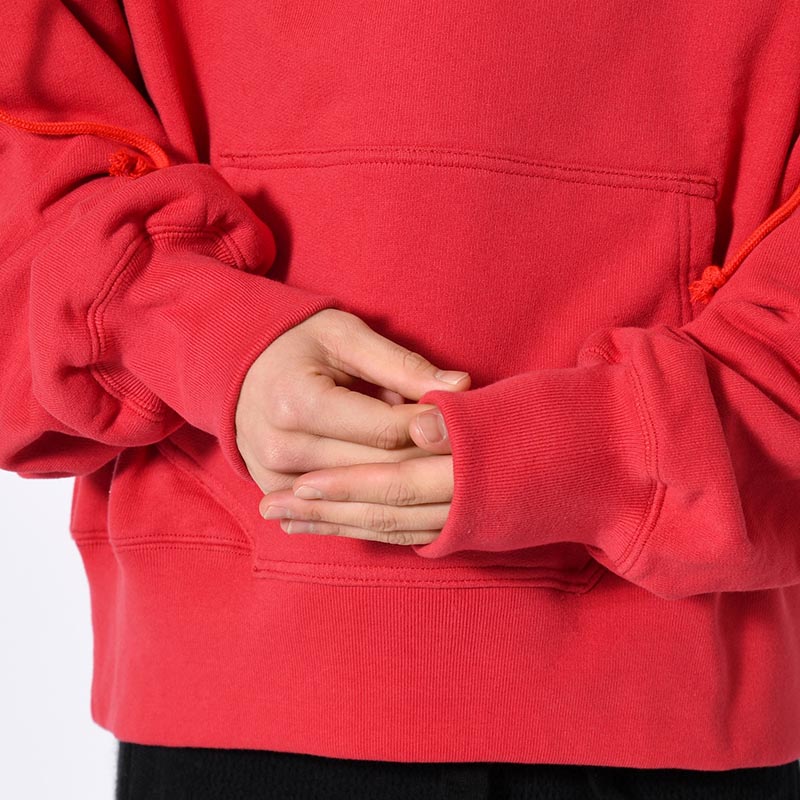 REVERSIBLE SWEAT HOODIE RED-