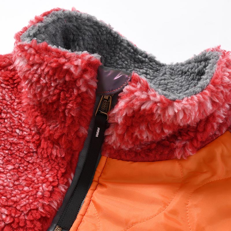 BOA FLEECE BLOUSON -RED MIX-