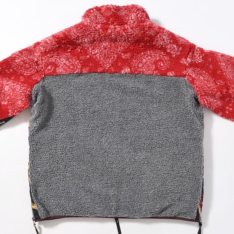 BOA FLEECE BLOUSON -RED MIX-