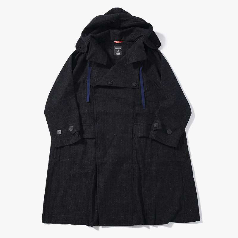 OVER COAT -NAVY-