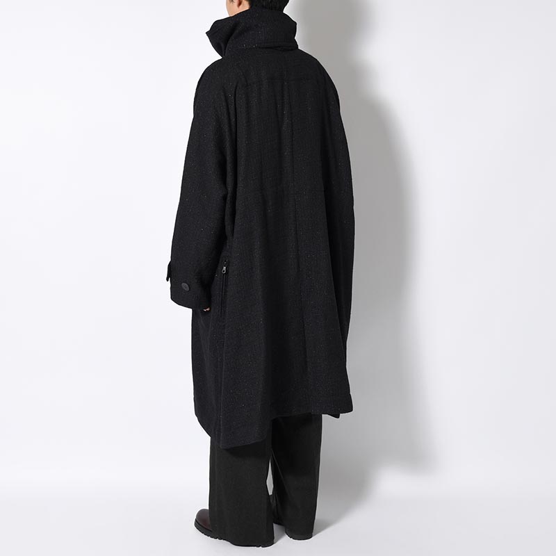 OVER COAT -NAVY-