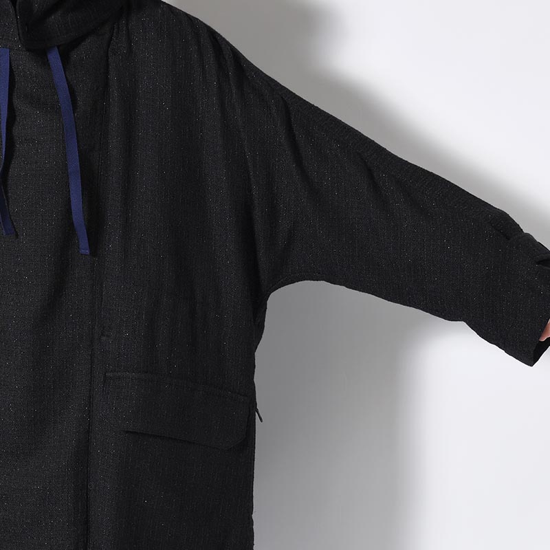 OVER COAT -NAVY-