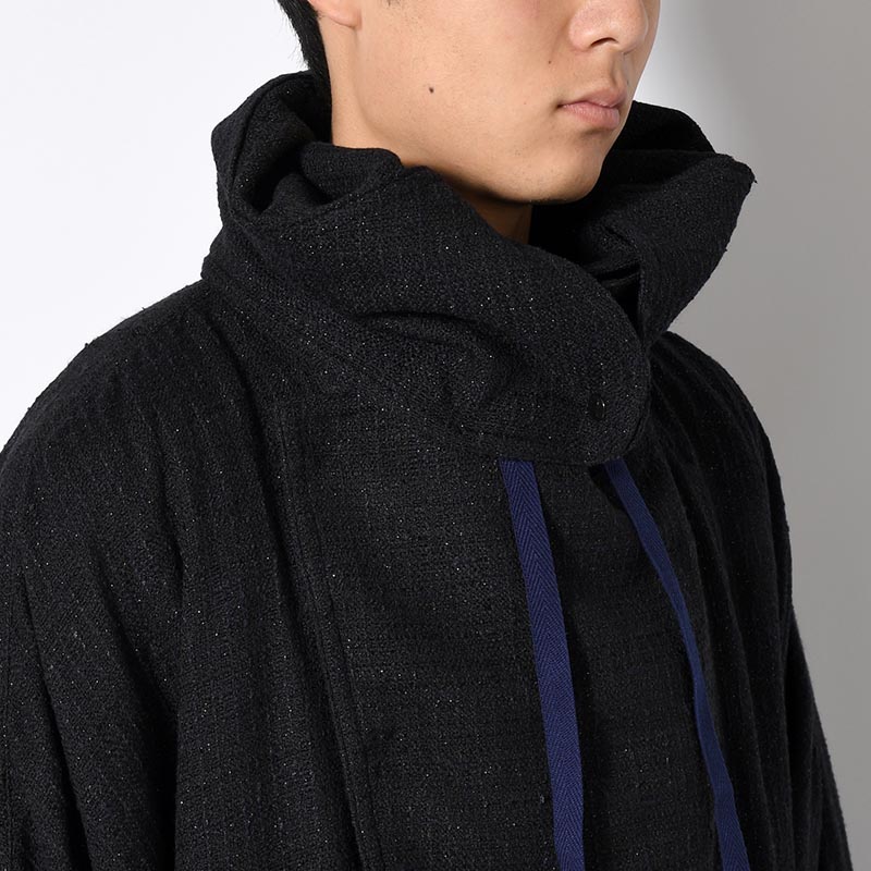 OVER COAT -NAVY-