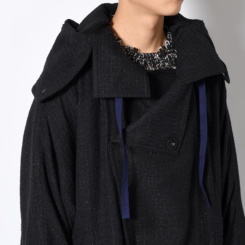 OVER COAT -NAVY-