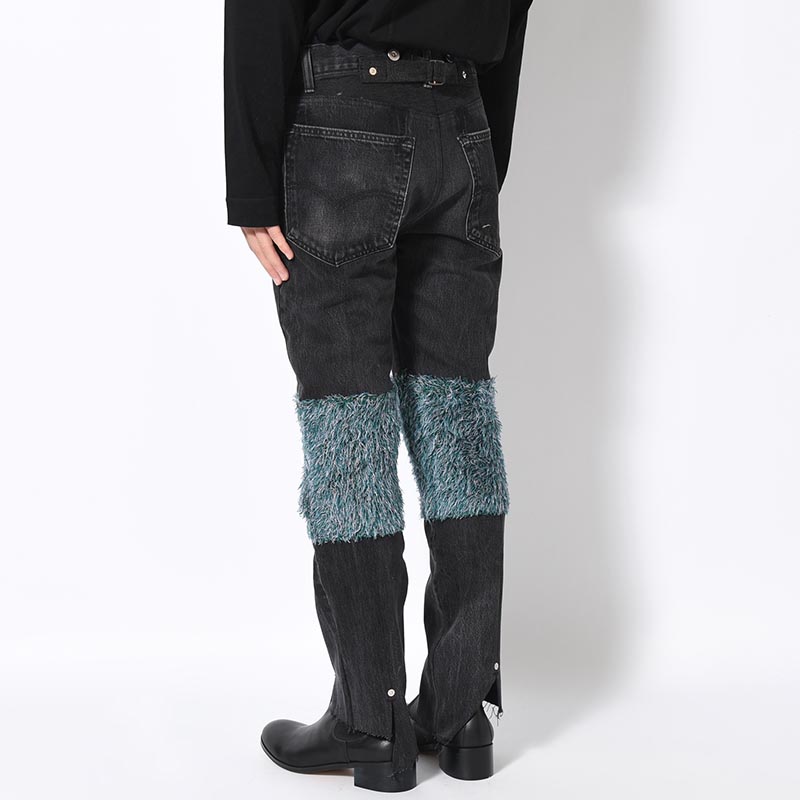 MONSTER 2nd DENIM PANTS size:S -BLACK/A-