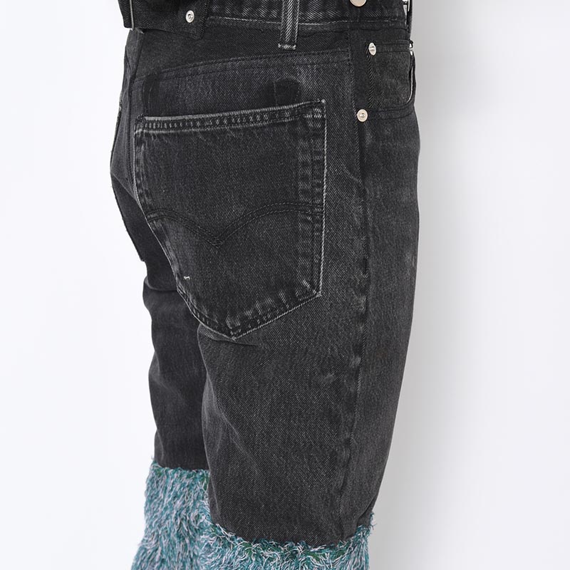 MONSTER 2nd DENIM PANTS size:S -BLACK/A-