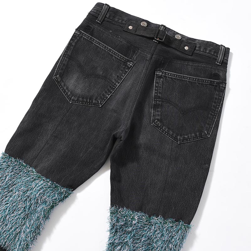 MONSTER 2nd DENIM PANTS size:S -BLACK/A-